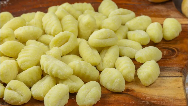 Receta de ñoquis.