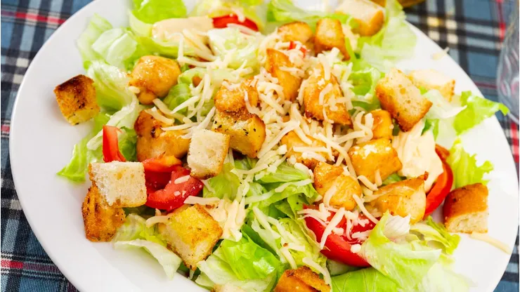 Ensalada César.