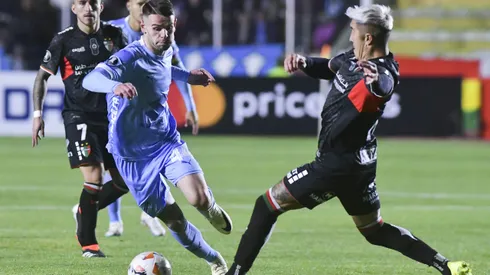 Palestino no pudo hacer mucho ante Bolívar.