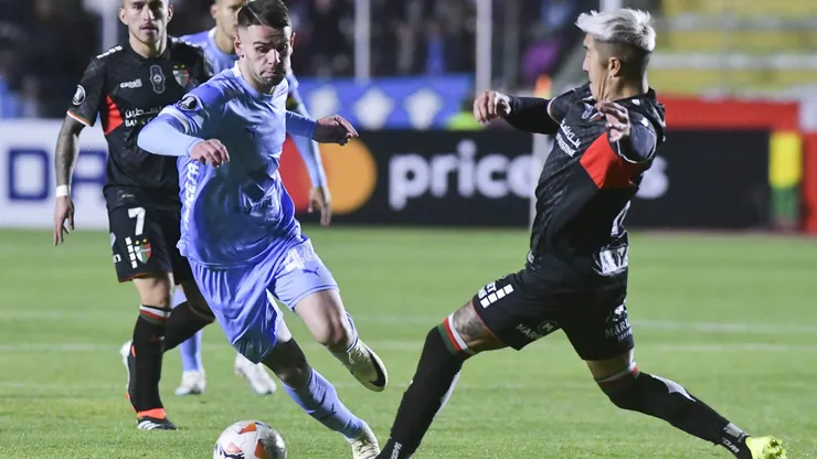 Palestino no pudo hacer mucho ante Bolívar.