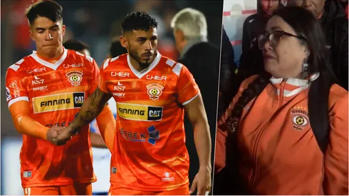Una hincha encaró al plantel de Cobreloa tras la derrota