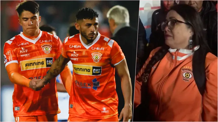 Una hincha encaró al plantel de Cobreloa tras la derrota