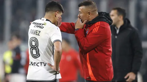 Almirón recibió algunos tips de un defensor que fue finalista de la Libertadores con los albos.