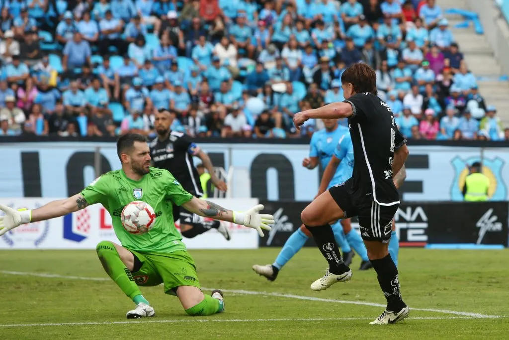 Leo Gil ante Iquique. Foto: Alex Diaz/Photosport
