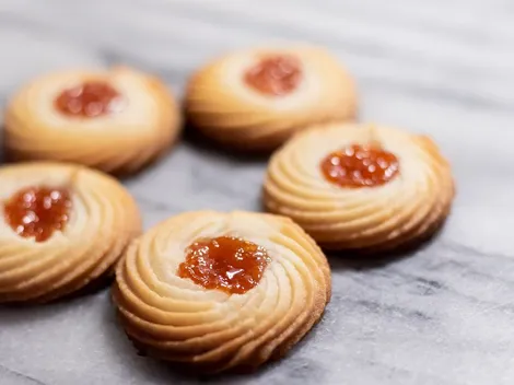 Receta de galletas de mantequilla con mermelada