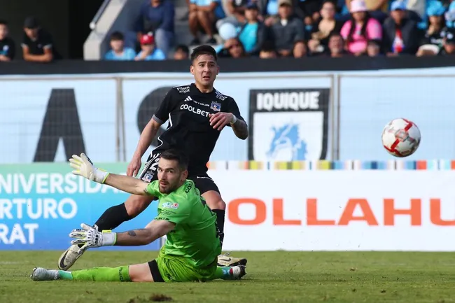 Guillermo Paiva anotó su tercer gol en el Campeonato Nacional 2024 para Colo Colo. | Foto: Photosport.