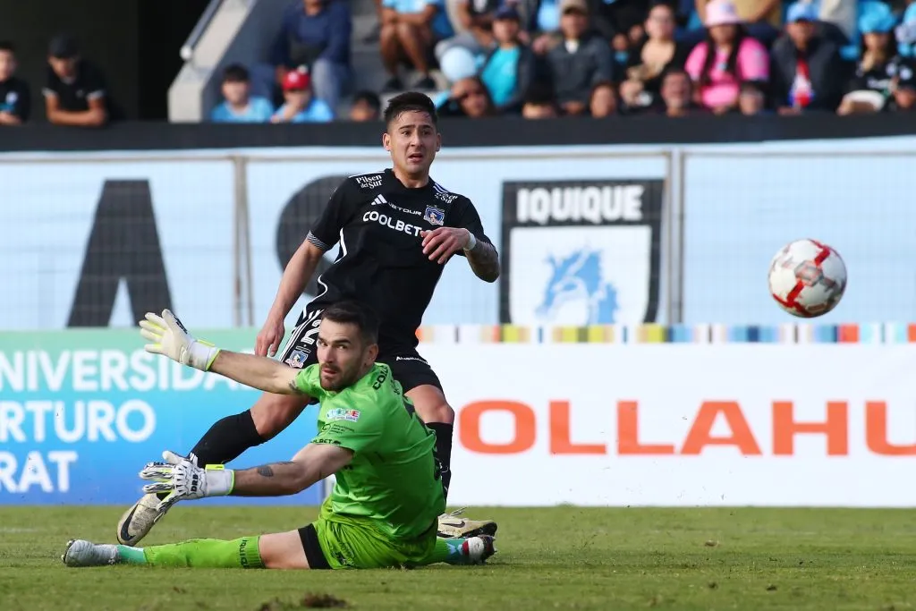 Colo Colo goleó a Iquique y dio el gran salto en la tabla de posiciones. Foto: Photosport.