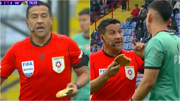 Martín Parra recibió un "sopaipillazo".