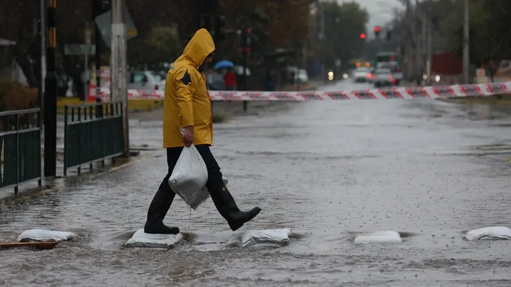 Lluvia en Quilicura, Santiago (22 de mayo de 2024)