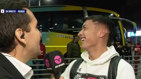 Arrieta se ríe con Zavala del jocoso momento en TNT Sports