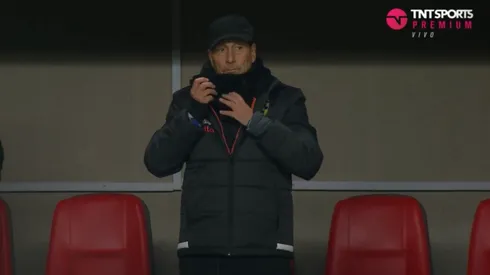 Fernando Díaz bien abrigado en La Calera.