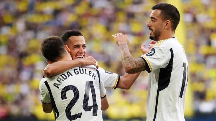Los jugadores de Real Madrid, a puro festejo.