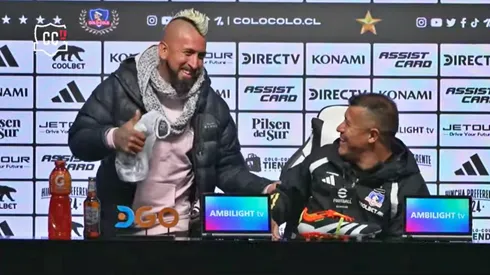 Almirón quedó sorprendido con lo igualito de Vidal del sujeto.