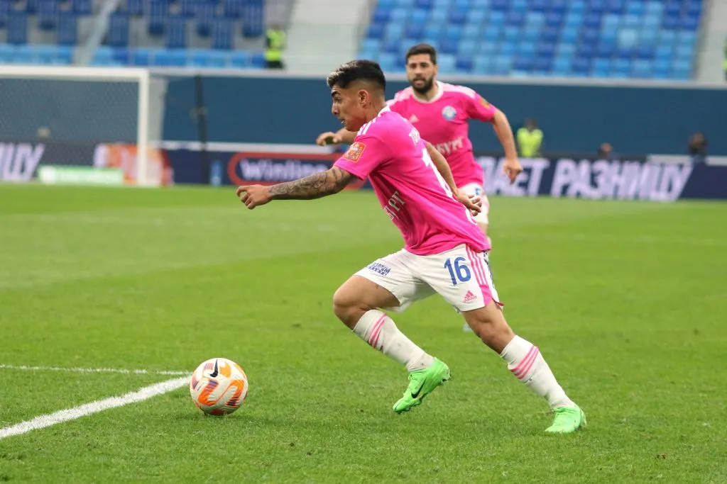 Una imagen de Jordhy Thompson en el Orenburg de Rusia. (Maksim Konstantinov).