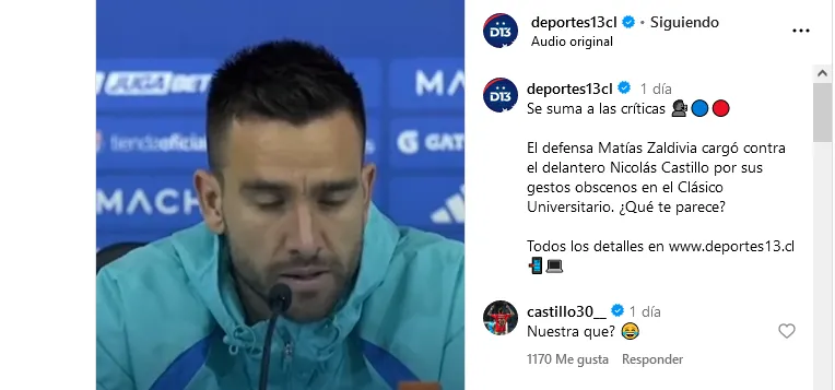 La burla de Castillo contra Zaldivia.