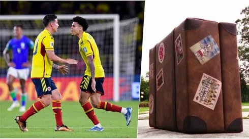 James Rodríguez y Luis Díaz comandan prenómina de Colombia que se presentó en una "maleta".