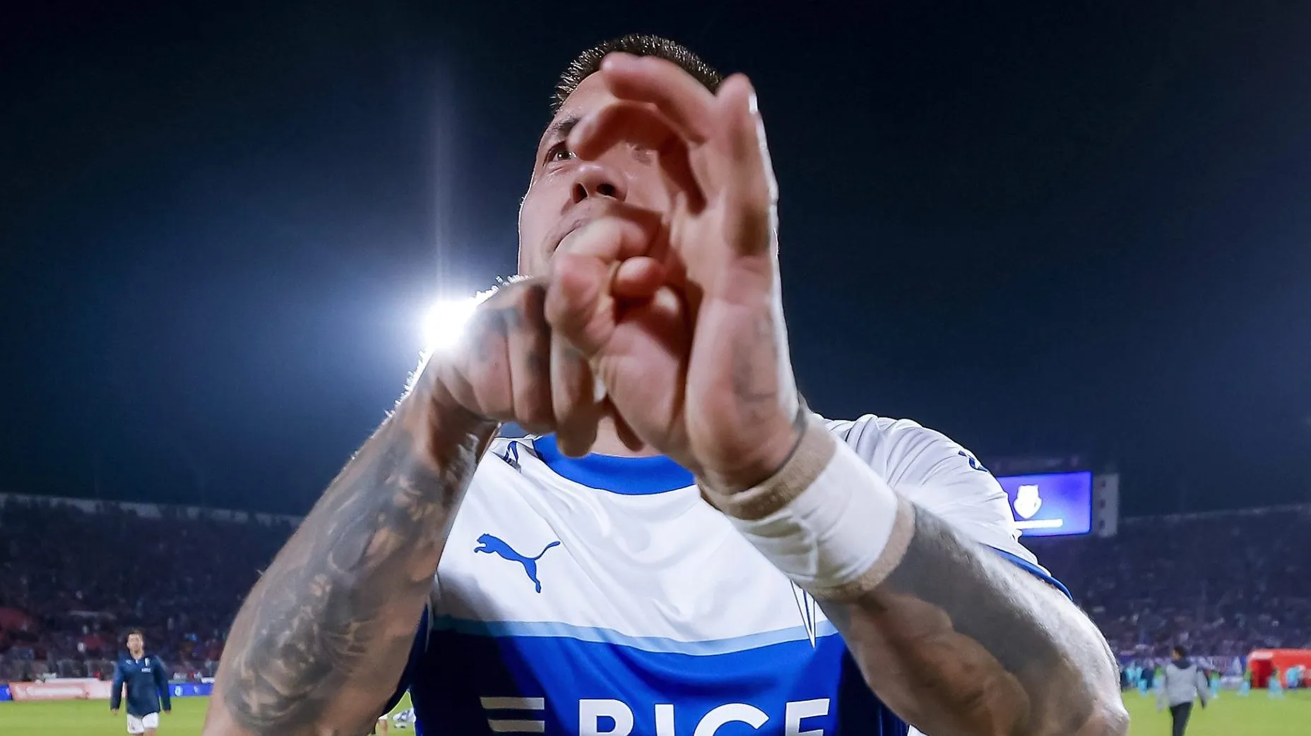 Los gestos de Nicolás Castillo tras el encuentro con la U | Photosport