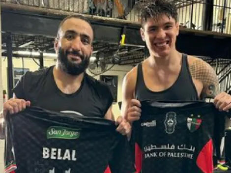 El regalo del Jaula Bahamondes y Palestino a Belal Muhammad