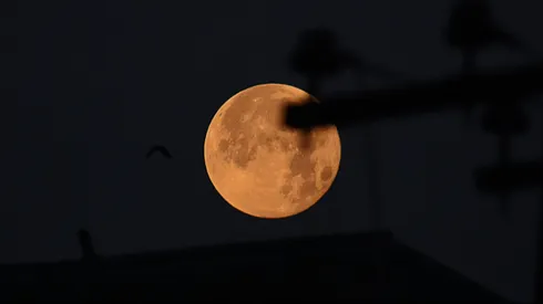 Super Luna de Flores en Cachemira (21 mayo de 2021).