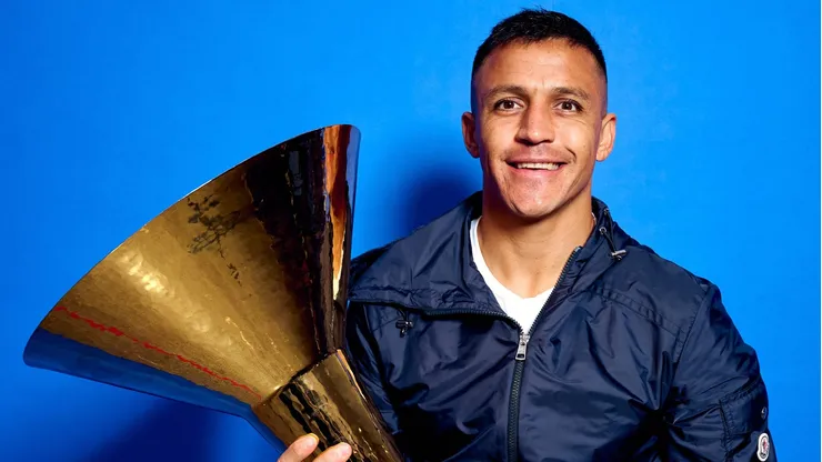 Alexis Sánchez destacó en la producción fotográfica del título de Inter.