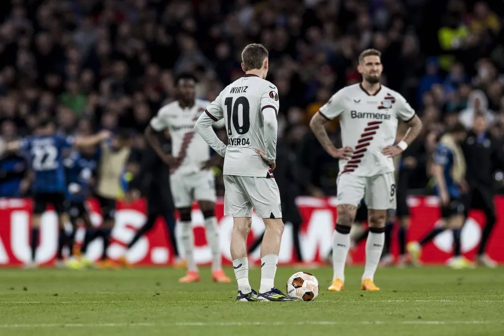 Bayer Leverkusen sufrió su primera derrota de la temporada después de 51 partidos y se quedó con las ganas de levantar la UEFA Europa League. Foto: IMAGO.
