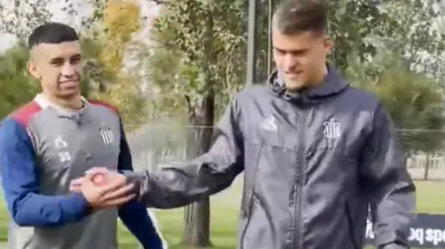 Ortegoza celebró ante Federico Girotti una peculiar tanda.