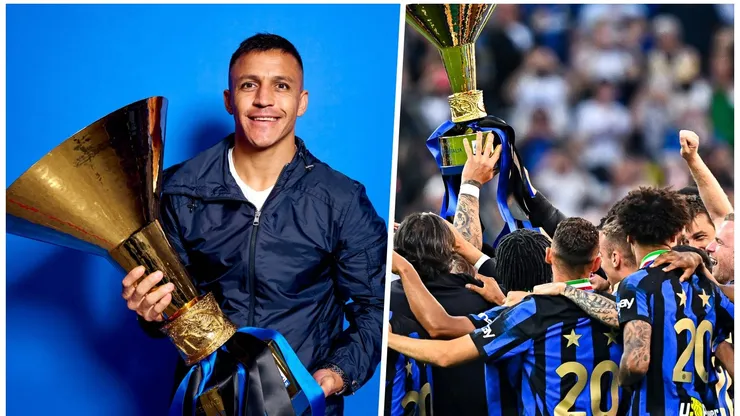 Alexis tomó protagonismo en la fiesta del Inter.
