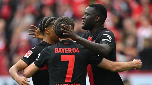 Los jugadores del Bayer Leverkusen son pura felicidad.
