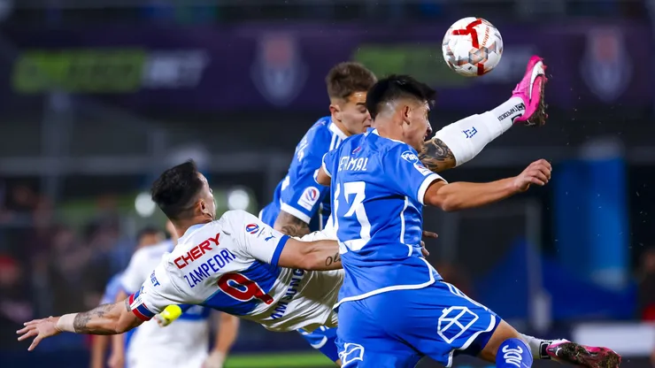 El momento del gol de Fernando Zampedri.
