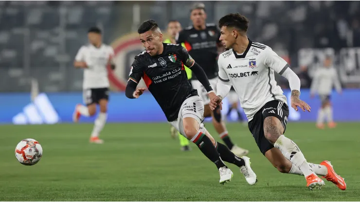 Palestino no pudo contra Colo Colo en su visita al Estadio Monumental.