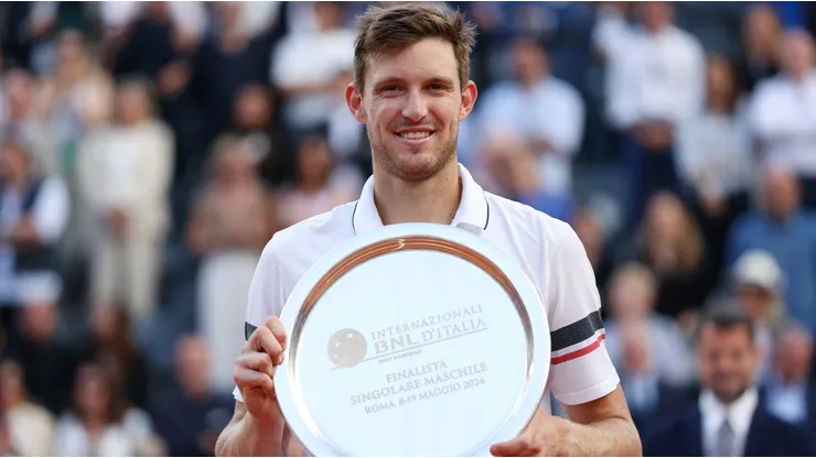 Nicolás Jarry, subcampeón del Masters 1000 de Roma.