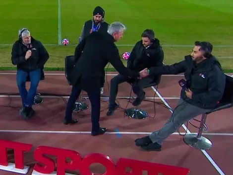 Tiago Nunes se traga un tony y sube en vivo al columpio a Johnny