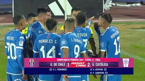 Zaldivia reclama a Garay: pedía ejecutar el córner