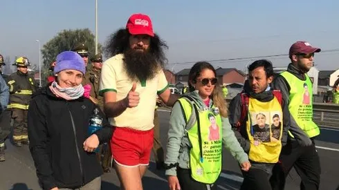 La caminata solidaria de la mamá de Tomás Ross