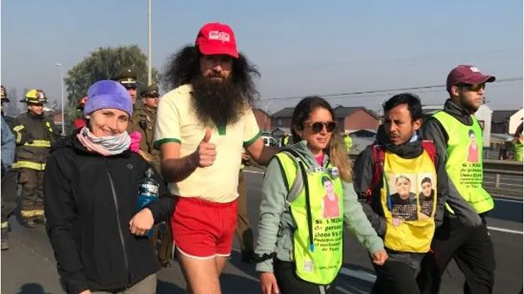 La caminata solidaria de la mamá de Tomás Ross