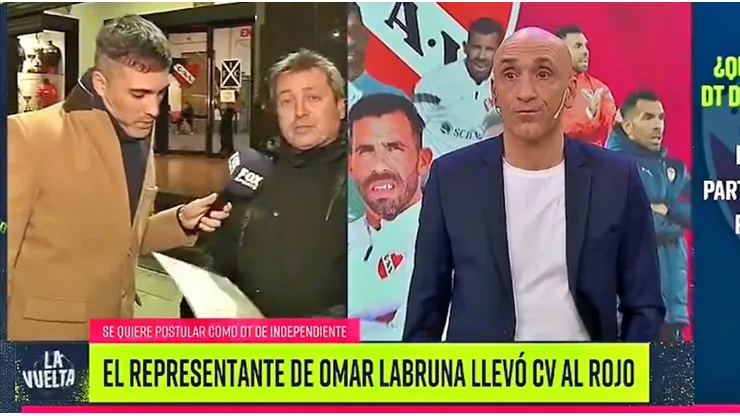 El representante de Labruna ofreció al DT en Independiente.