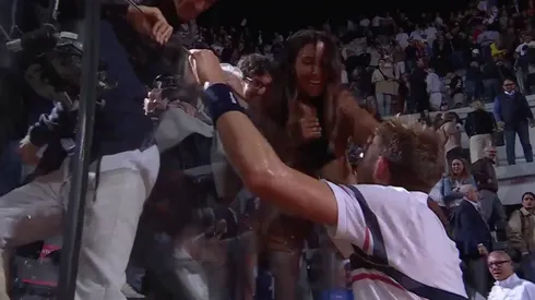 Jarry celebró con su piño familiar el pasaje a la final