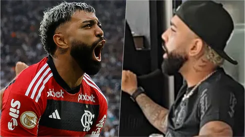 Gabigol fue sorprendido con la indumentaria de Corinthians y en Flamengo no se lo dejaron pasar.