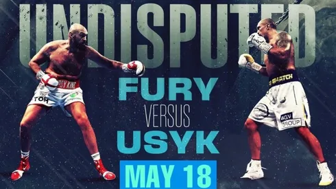Tyson Fury y Oleksandr Usyk buscarán coronarse como campeón indiscutido pesado de boxeo.