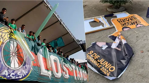 La barra de Audax lanzó un duro comunicado contra el alcalde Rodolfo Carter.