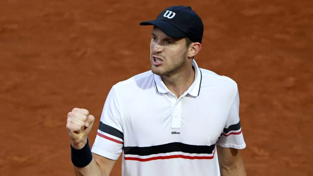 Nicolás Jarry es pura alegría en Roma.