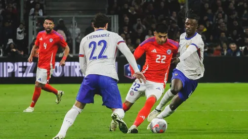 Darío Osorio tuvo un gran partido en la derrota de Chile frente a Francia.
