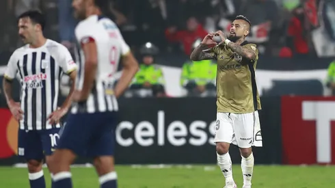 Arturo Vidal fue el héroe de Colo Colo ante Alianza Lima.