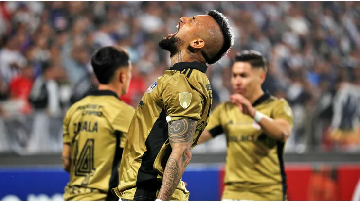 Arturo Vidal las hizo todas: Anotó un gol y se fue expulsado por doble amarilla.