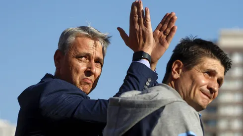 Tiago Nunes lanzó un comentario algo socarrón en torno a las amonestaciones cruzadas.