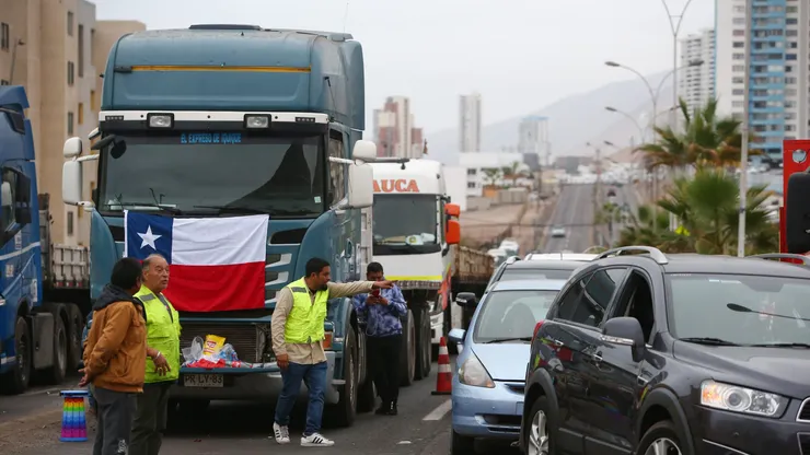 Paro de camioneros en Tarapacá