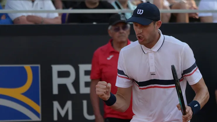 Nicolas Jarry ganó un partido durísimo en Roma.