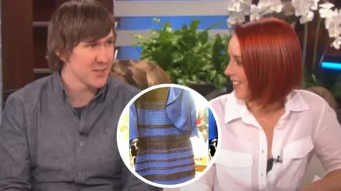 La pareja del vestido viral