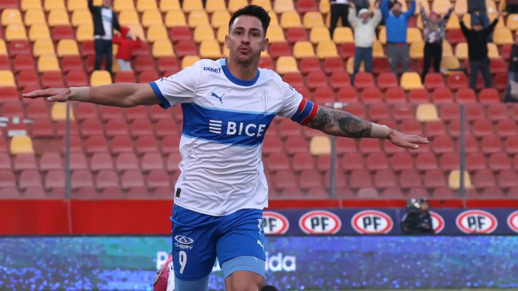 Fernando Zampedri no estará para el último partido de Universidad Católica en la primera rueda. | Foto: Photosport.