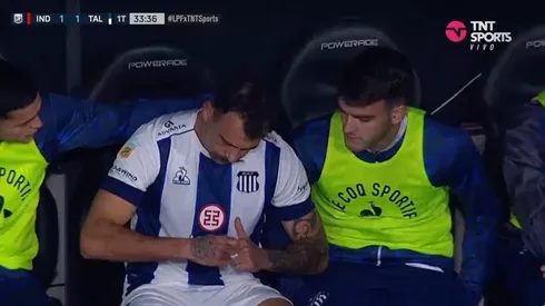 Matías Catalán tuvo una tarde amarga en el fútbol argentino